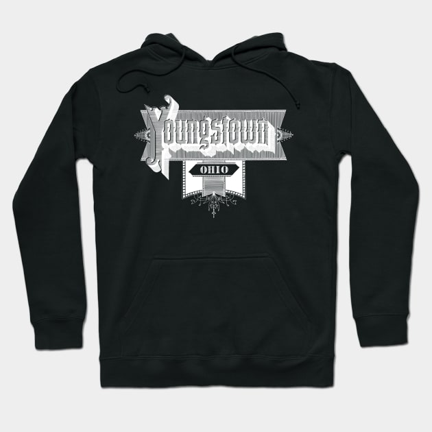 Vintage Youngstown, OH Hoodie by DonDota